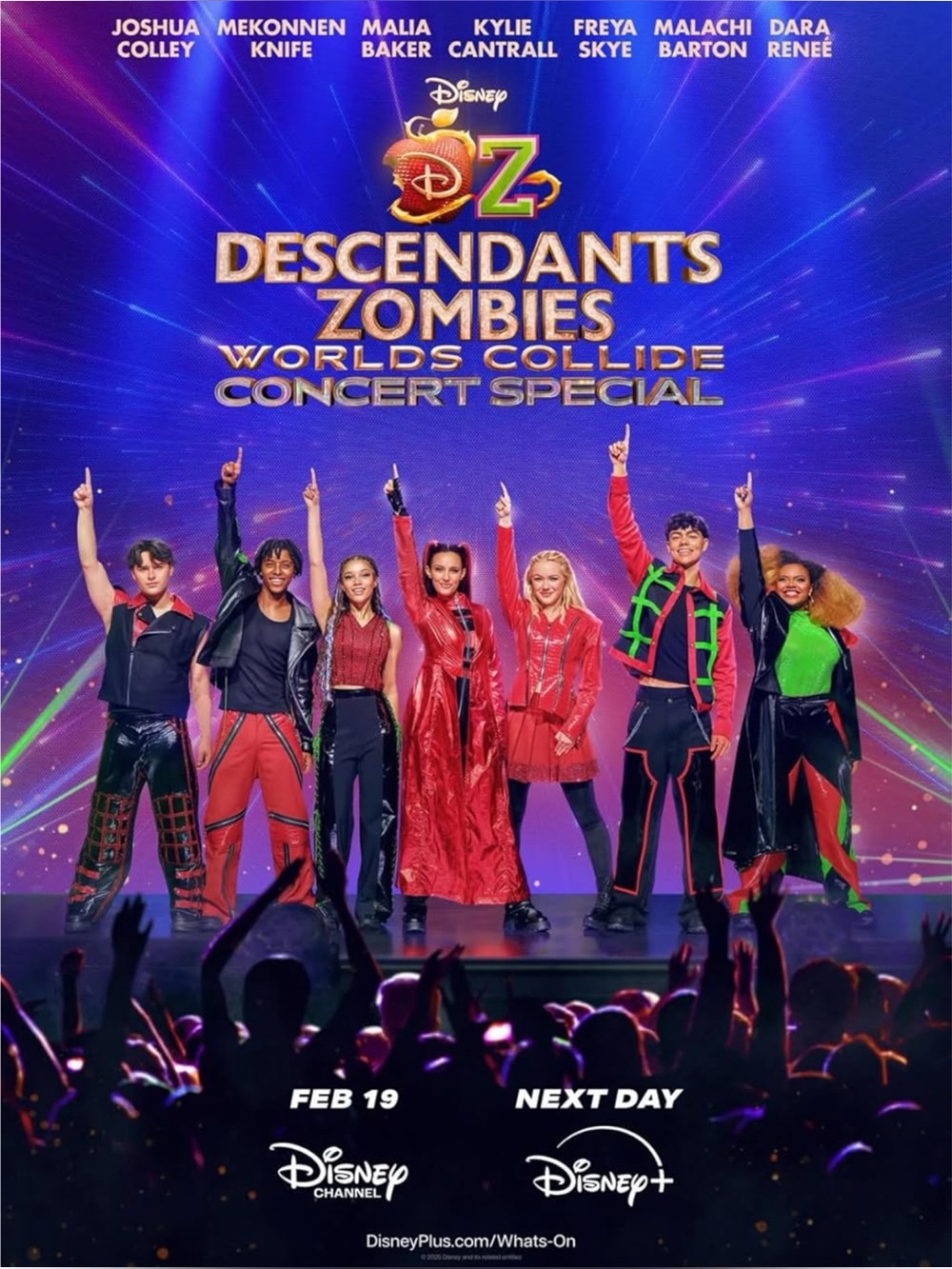 Descendants/ZOMBIES Worlds Collide: Concert Special dvd made on demand